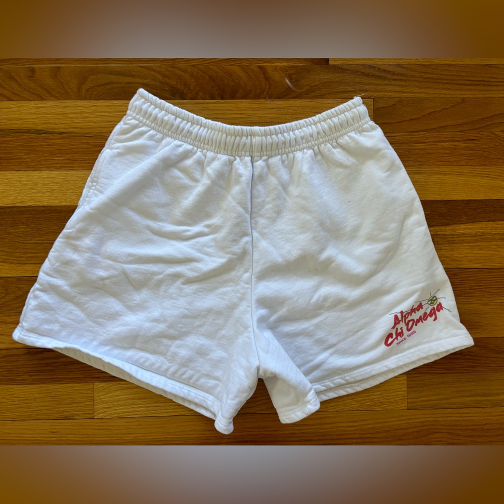 alpha chi omega sweatshorts